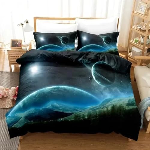 SJSXWQN Bettwäsche 200x200 Weltraumgalaxie Bettwäsche-Set mit Reißverschluss Schließung für Erwachsene Kinder Weicher Atmungsaktive Mikrofaser Bettbezug + 2 Kopfkissenbezug 80x80 cm SJSXWQN Bettwäsche 200x200 Weltraumgalaxie Bettwäsche-Set mit Reißverschluss Schließung für Erwachsene Kinder Weicher Atmungsaktive Mikrofaser Bettbezug + 2 Kopfkissenbezug 80x80 cm von SJSXWQN