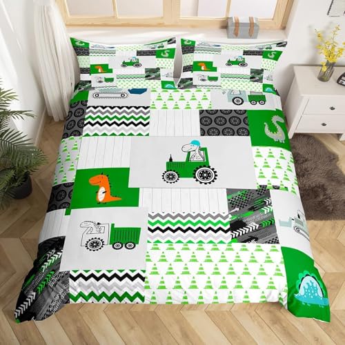 SJSXWQN Bettwäsche 200x220 GrüNer Bagger Bettwäsche-Set mit Reißverschluss Schließung für Erwachsene Kinder Weicher Atmungsaktive Mikrofaser Bettbezug + 2 Kopfkissenbezug 80x80 cm SJSXWQN Bettwäsche 200x220 GrüNer Bagger Bettwäsche-Set mit Reißverschluss Schließung für Erwachsene Kinder Weicher Atmungsaktive Mikrofaser Bettbezug + 2 Kopfkissenbezug 80x80 cm von SJSXWQN