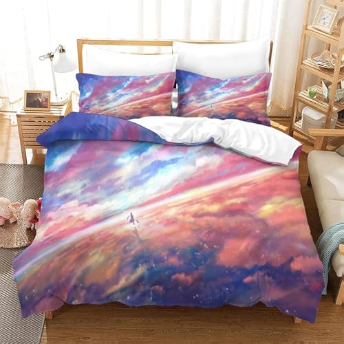 SJSXWQN Bettwäsche 220x240 Cartoon Bettwäsche-Set mit Reißverschluss Schließung für Erwachsene Kinder Weicher Atmungsaktive Mikrofaser Bettbezug + 2 Kopfkissenbezug 80x80 cm SJSXWQN Bettwäsche 220x240 Cartoon Bettwäsche-Set mit Reißverschluss Schließung für Erwachsene Kinder Weicher Atmungsaktive Mikrofaser Bettbezug + 2 Kopfkissenbezug 80x80 cm von SJSXWQN