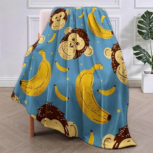 SJSXWQN Decke Affenbanane Kuscheldecke Flauschig für Couch und Bett Weich Warme Mikrofaser Wohndecke Fleecedecke als Tagesdecke Sofadecke Couchdecke - 180x240 cm SJSXWQN Decke Affenbanane Kuscheldecke Flauschig für Couch und Bett Weich Warme Mikrofaser Wohndecke Fleecedecke als Tagesdecke Sofadecke Couchdecke - 180x240 cm von SJSXWQN