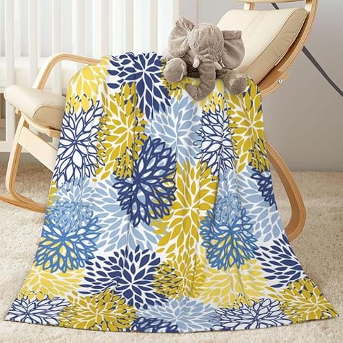 SJSXWQN Decke Blaue Ananas Kuscheldecke Flauschig für Bett und Sofa Extra Weich Warme Mikrofaser Wohndecke Fleecedecke als Sofadecke Couchdecke Kuscheldecke - 180x200 cm von SJSXWQN