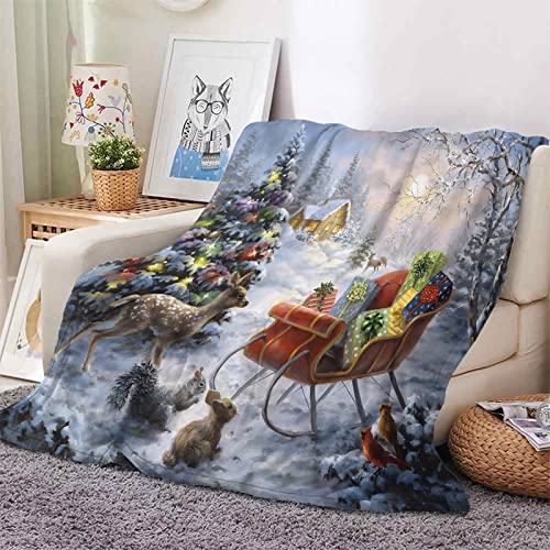 SJSXWQN Decke Blue Kuscheldecke Flauschig für Couch und Bett Weich Warme Mikrofaser Wohndecke Fleecedecke als Tagesdecke Sofadecke Couchdecke - 220x240 cm von SJSXWQN