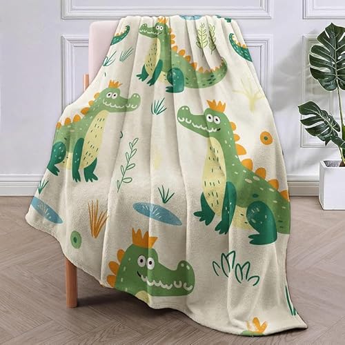 SJSXWQN Decke GrüNes Krokodil Kuscheldecke Flauschig Extra Weich Warme Mikrofaser Wohndecke Fleecedecke für Tagesdecke Sofadecke Couchdecke Bettüberwurf - 130x150 cm SJSXWQN Decke GrüNes Krokodil Kuscheldecke Flauschig Extra Weich Warme Mikrofaser Wohndecke Fleecedecke für Tagesdecke Sofadecke Couchdecke Bettüberwurf - 130x150 cm von SJSXWQN