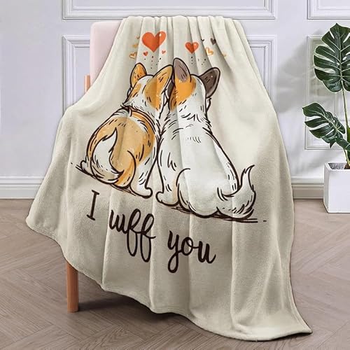 SJSXWQN Decke SüßEr Hund Kuscheldecke Flauschig für Couch und Bett Weich Warme Mikrofaser Wohndecke Fleecedecke als Tagesdecke Sofadecke Couchdecke - 180x240 cm SJSXWQN Decke SüßEr Hund Kuscheldecke Flauschig für Couch und Bett Weich Warme Mikrofaser Wohndecke Fleecedecke als Tagesdecke Sofadecke Couchdecke - 180x240 cm von SJSXWQN