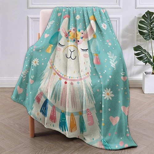 SJSXWQN Decke WeißEs Alpaka Kuscheldecke Flauschig für Bett und Sofa Extra Weich Warme Mikrofaser Wohndecke Fleecedecke als Sofadecke Couchdecke Kuscheldecke - 180x200 cm von SJSXWQN