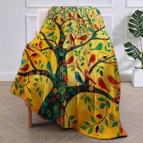 SJSXWQN Kuscheldecke Vogel Im Baum Kuscheldecke Flauschig für Couch und Bett Weich Warme Mikrofaser Wohndecke Fleecedecke als Tagesdecke Sofadecke Couchdecke - 150x200 cm SJSXWQN Kuscheldecke Vogel Im Baum Kuscheldecke Flauschig für Couch und Bett Weich Warme Mikrofaser Wohndecke Fleecedecke als Tagesdecke Sofadecke Couchdecke - 150x200 cm von SJSXWQN