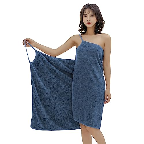 SJTJSPX Saunakilt Damen Saunatuch Weich Bademantel Sling Baderock Wrap Tragbar Badetuch Frauen Saunahandtuch Mikrofaser Duschtuch für Dusche Pool Spa Badezimmer von SJTJSPX