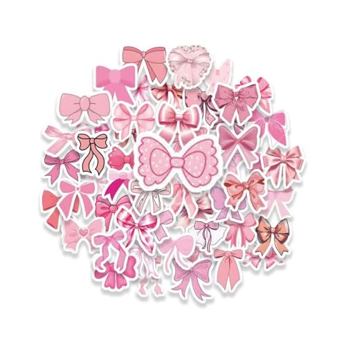 SJUIEO 110 Stück rosa Lesezeichen-Aufkleber, wasserfeste Aufkleber, Mädchen-Aufkleber, niedliche Aufkleber, Schmetterlings-Blumen-Aufkleber, schöne rosa Aufkleber (große Größe) von SJUIEO