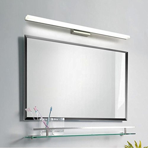 SJUN LED Badlampe Badleuchte Spiegellampe Spiegelleuchte Bad Leuchte Wandlampe Kaltweiß/Warmweiß Badezimmerlampe Badlampe Spiegel Wand Schminklicht 40~150cm (150CM weißes Licht) von SJUN