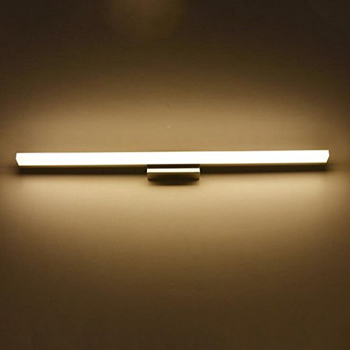 SJUN LED Badlampe Badleuchte Spiegellampe Spiegelleuchte Bad Leuchte Wandlampe Kaltweiß/Warmweiß Badezimmerlampe Badlampe Spiegel Wand Schminklicht 40~150cm (60CM warmes Licht) von SJUN