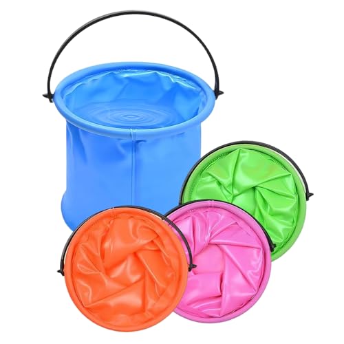 SJUNJIE Falteimer Kinder 4 Stück Faltbarer Eimer Kinder Strand Spielen 2L Multifunktional und Tragbar Eimer Faltbar Strand ZubehöR für Strand und Strandcamping Sandeimer Faltbar SJUNJIE Falteimer Kinder 4 Stück Faltbarer Eimer Kinder Strand Spielen 2L Multifunktional und Tragbar Eimer Faltbar Strand ZubehöR für Strand und Strandcamping Sandeimer Faltbar von SJUNJIE