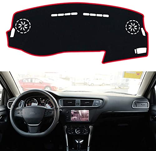 Auto Armaturenbrett Abdeckung für Citroen C3-XR C3 2013 2014 2015 2016 2017 2018, Center Konsole Armaturenbrett Matte Sonnenschutz Rutschfeste Innen Styling Zubehör von SJZT