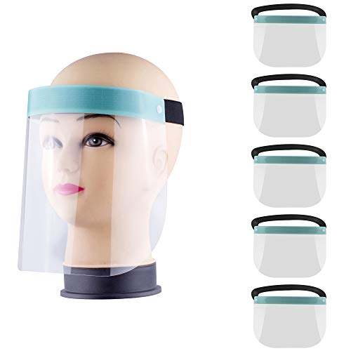 5 Stück Anti Fog Gesichtsschutz Schutzvisier Face Shield Visier Augenschutz Gesichtsvisier Schutzschild Gesichtsschutzschild von SK Games