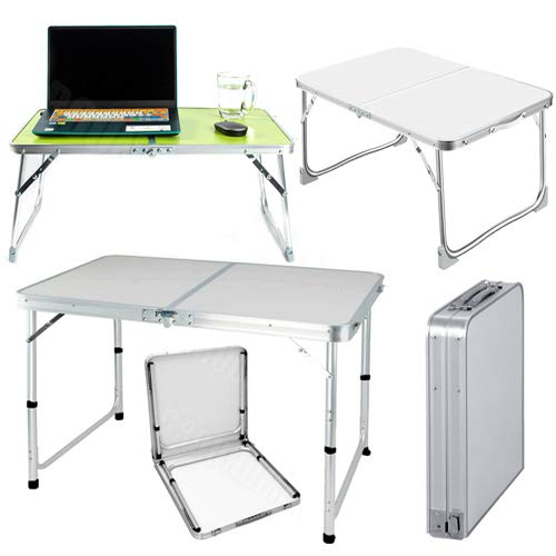 Tragbarer Klapptisch aus Aluminium, 80 cm Tragbarer Klapptisch aus Aluminium, 80 cm von SK Store