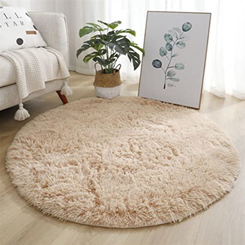 SK Studio Hochflor Teppich wohnzimmerteppich Rund Langflor Shaggy Teppiche für Schlafzimmer Kinderzimmer Kamel, 140cm SK Studio Hochflor Teppich wohnzimmerteppich Rund Langflor Shaggy Teppiche für Schlafzimmer Kinderzimmer Kamel, 140cm von SK Studio