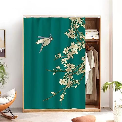 SK Studio Schrankvorhänge für Küche, Verdunkelung Vorhänge Kurz Vorhang Schals Scheibengardine Landhausstil für Regale kleine Fenster Stil 1, 100x140cm von SK Studio