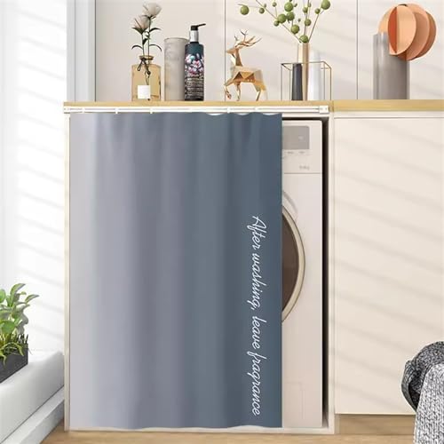 SK Studio Schrankvorhänge für Küche, Verdunkelung Vorhänge Kurz Vorhang Schals Scheibengardinen Türvorhang für Regale kleine Fenster Küche Blau grau, 50x90cm SK Studio Schrankvorhänge für Küche, Verdunkelung Vorhänge Kurz Vorhang Schals Scheibengardinen Türvorhang für Regale kleine Fenster Küche Blau grau, 50x90cm von SK Studio