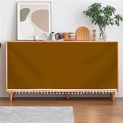 SK Studio Schrankvorhänge für Küche, Verdunkelung Vorhänge Kurz Vorhang Schals Scheibengardinen für kleine Fenster Küche Wohnzimmer Kaffee, 100x100cm von SK Studio