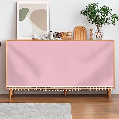 SK Studio Schrankvorhänge für Küche, Verdunkelung Vorhänge Kurz Vorhang Schals Scheibengardinen für kleine Fenster Küche Wohnzimmer Rosa, 100x80cm von SK Studio