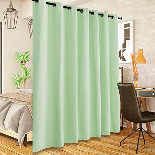 SK Studio Vorhang Blickdicht Thermo Gardinen mit Ösen 1 Stück Wärmeisolierende Lärmschutzvorhang Fensterbehandlung Kälteschutz Gardienen für Wohnzimmer Kinderzimmer Hellgrün, 132x137cm SK Studio Vorhang Blickdicht Thermo Gardinen mit Ösen 1 Stück Wärmeisolierende Lärmschutzvorhang Fensterbehandlung Kälteschutz Gardienen für Wohnzimmer Kinderzimmer Hellgrün, 132x137cm von SK Studio