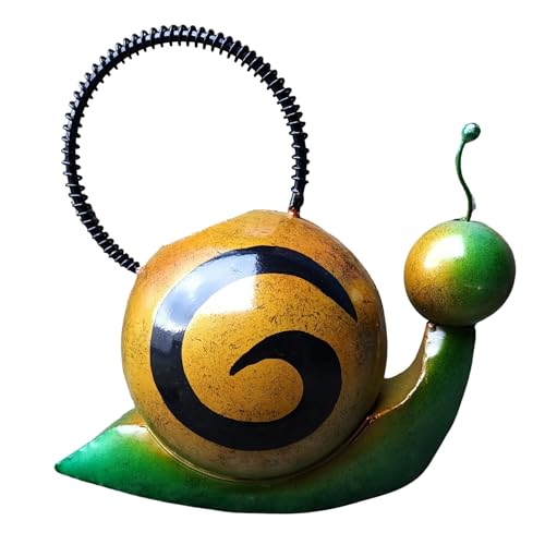 Funktionelle und dekorative Gießkanne aus Metall in Schnecke von SK Style