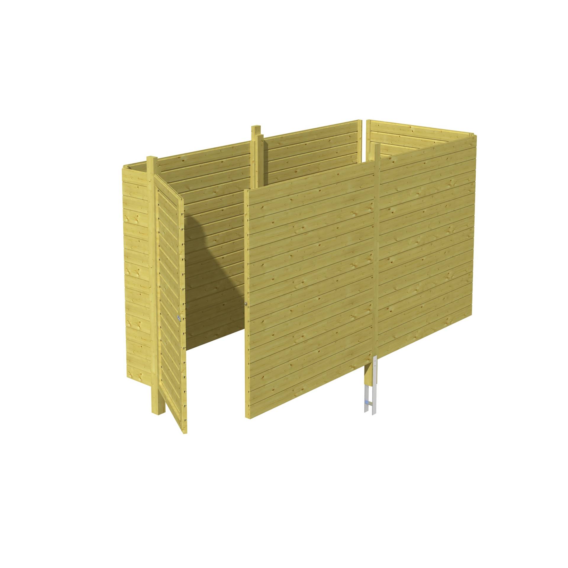 SKAN HOLZ Carport-Abstellraum 'C3' 378 x 164 cm SKAN HOLZ Carport-Abstellraum 'C3' 378 x 164 cm von SKAN HOLZ