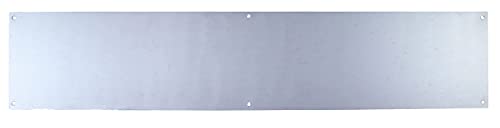 SKANDH Aluminium-Trittplatte 15,2 x 76,2 cm für Türen, satinierte eloxierte Oberfläche von SKANDH