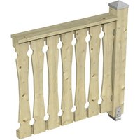 SKANHOLZ Brüstung, BxH: 78,5 x 96 cm, Holz, natur SKANHOLZ Brüstung, BxH: 78,5 x 96 cm, Holz, natur von SKANHOLZ