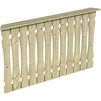 SKANHOLZ Brüstung, BxH: 78,5 x 96 cm, Holz, natur SKANHOLZ Brüstung, BxH: 78,5 x 96 cm, Holz, natur von SKANHOLZ