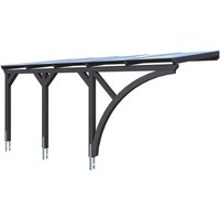 SKANHOLZ Carport »Eifel«, BxT: 300 x 541 cm, Firsthöhe: 262 cm, farbbehandelt - grau von SKANHOLZ