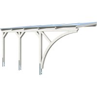 SKANHOLZ Carport »Eifel«, BxT: 300 x 541 cm, Firsthöhe: 262 cm, farbbehandelt - weiss von SKANHOLZ