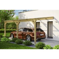 SKANHOLZ Carport »Vogtland«, BxT: 300 x 541 cm, Firsthöhe: 262 cm, unbehandelt - beige von SKANHOLZ