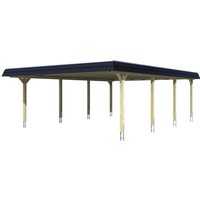 SKANHOLZ Carport »Wendland«, BxT: 630 x 879 cm, Firsthöhe: 253 cm, unbehandelt - beige von SKANHOLZ