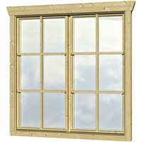 SKANHOLZ Doppelfenster, Holz, BxH: 132,2 x 141,3 cm von SKANHOLZ