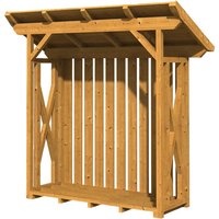 SKANHOLZ Kaminholzunterstand »Lars 1«, BxHxL: 240 x 234 x 102 cm, natur - beige SKANHOLZ Kaminholzunterstand »Lars 1«, BxHxL: 240 x 234 x 102 cm, natur - beige von SKANHOLZ