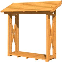 SKANHOLZ Kaminholzunterstand »Paul 1«, BxHxL: 240 x 229 x 88 cm, natur - beige SKANHOLZ Kaminholzunterstand »Paul 1«, BxHxL: 240 x 229 x 88 cm, natur - beige von SKANHOLZ
