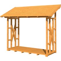 SKANHOLZ Kaminholzunterstand »Paul 2«, BxHxL: 290 x 243 x 126 cm, natur - beige SKANHOLZ Kaminholzunterstand »Paul 2«, BxHxL: 290 x 243 x 126 cm, natur - beige von SKANHOLZ