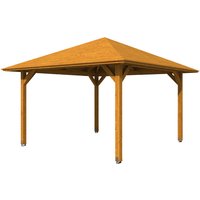 SKANHOLZ Pavillon »Cannes 2«, Zeltdach, viereckig, BxHxT: 439 x 329 x 439 cm - beige von SKANHOLZ