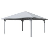 SKANHOLZ Pavillon »Cannes 4«, Zeltdach, viereckig, BxHxT: 569 x 360 x 569 cm - weiss von SKANHOLZ