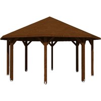 SKANHOLZ Pavillon »Nice 3«, Zeltdach, achteckig, BxHxT: 557 x 347 x 557 cm - braun SKANHOLZ Pavillon »Nice 3«, Zeltdach, achteckig, BxHxT: 557 x 347 x 557 cm - braun von SKANHOLZ