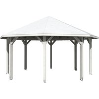 SKANHOLZ Pavillon »Nice 3«, Zeltdach, achteckig, BxHxT: 557 x 347 x 557 cm - weiss von SKANHOLZ