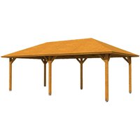 SKANHOLZ Pavillon »Orleans 2«, Zeltdach, viereckig, BxHxT: 439 x 329 x 786 cm - beige von SKANHOLZ