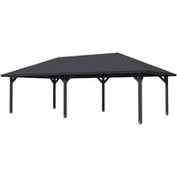 SKANHOLZ Pavillon »Orleans 3«, Zeltdach, viereckig, BxHxT: 504 x 344 x 916 cm - grau von SKANHOLZ