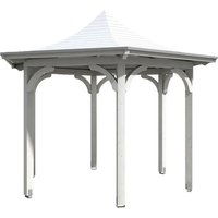 SKANHOLZ Pavillon »Versailles«, Zeltdach, sechseckig, BxHxT: 418 x 332 x 360 cm - weiss von SKANHOLZ