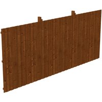 SKANHOLZ Rückwand, BxH: 550 x 220 cm, Holz, nussbaum von SKANHOLZ