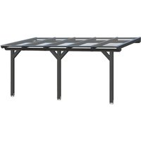 SKANHOLZ Terrassendach »Bormio«, 541 x 250 cm (BxT), Leimholz, anthrazit - grau | schwarz von SKANHOLZ