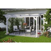 SKANHOLZ Terrassenüberdachung »Ancona«, Breite: 434 cm, Dach: Polycarbonat (PC), weiß - weiss von SKANHOLZ