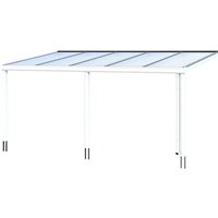 SKANHOLZ Terrassenüberdachung »Garda«, Breite: 541 cm, Dach: Polycarbonat (PC), weiß - weiss von SKANHOLZ