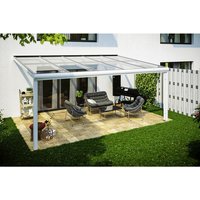 SKANHOLZ Terrassenüberdachung »Modena«, Breite: 541 cm, Dach: Verbund-Sicherheits-Glas (VSG), weiß - weiss von SKANHOLZ