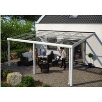 SKANHOLZ Terrassenüberdachung »Monza«, Breite: 541 cm, Dach: Verbund-Sicherheits-Glas (VSG), weiss von SKANHOLZ